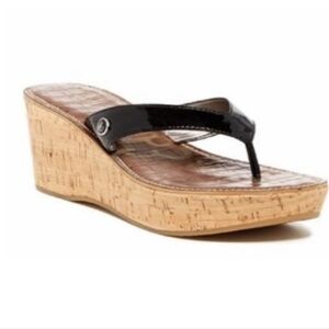 Sam Edelman "Like New"Womens Romy Wedge Sandals shoes sz 9.5M